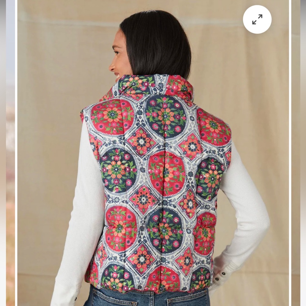 Fiorella reversible, packable vest  from Sundance size large (estimated)
